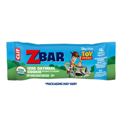 Zbar Iced Oatmeal Cookie Soft-Baked Energy Snack Bars, Organic Granola Bars
